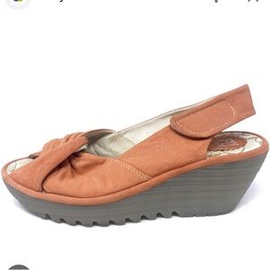 Fly London Orange Wedges